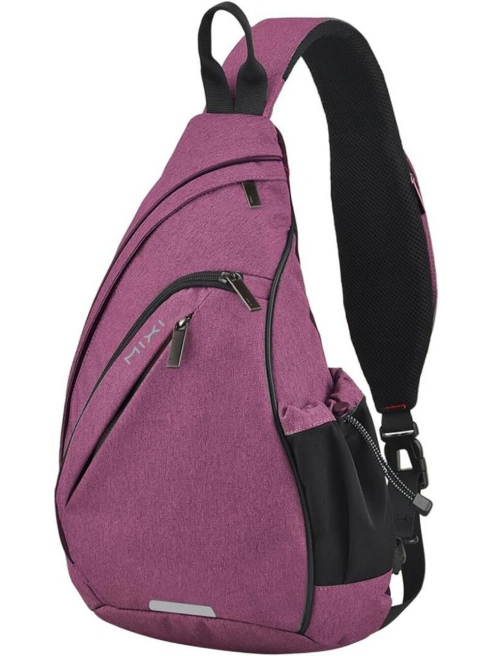 Versatile Unisex Sling Bag - One Shoulder Hiking Backpack with USB Port, 19